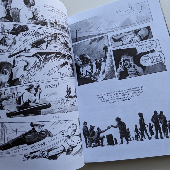 March: Book Three Civil Rights Mvmnt Graphic Novel by John Lewis and Nate Powell - Picture 2 of 10